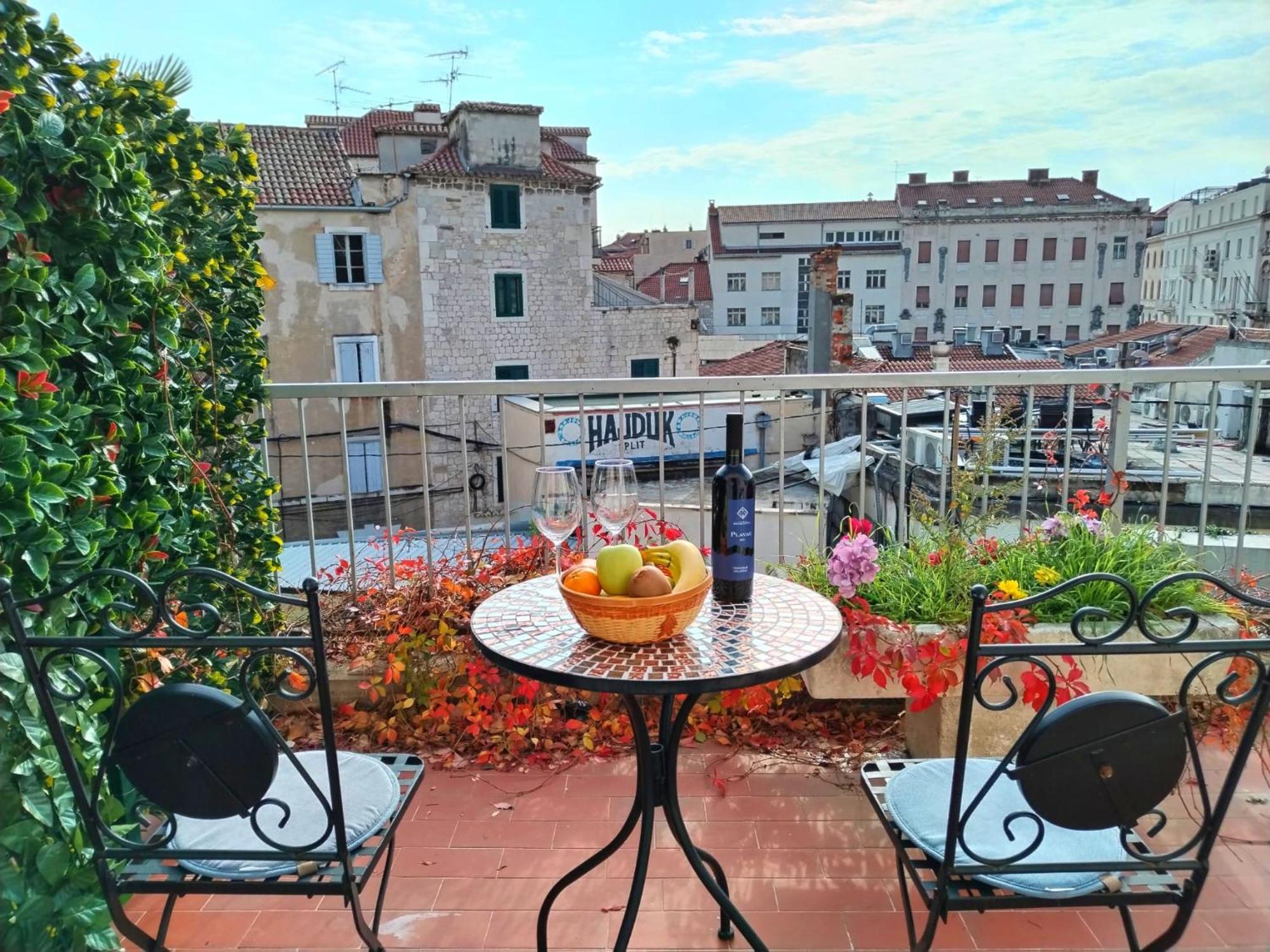 Sunny Terrace Daire Split Dış mekan fotoğraf